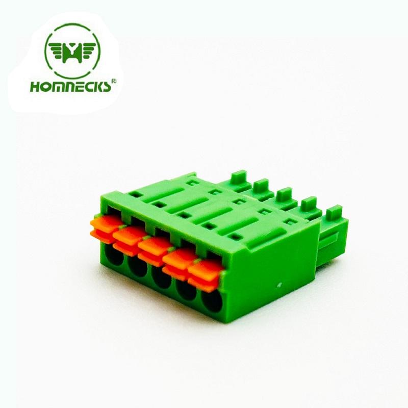 Tool-Free Screwless Terminal Block